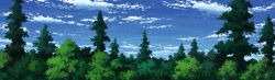Rule 34 | aoha (twintail), blue sky, bush, cloud, cloudy sky, forest, leaf, nature, no humans, original, plant, scenery, sky, tree
