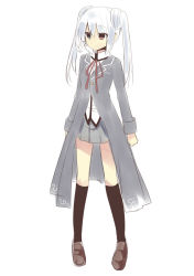 Rule 34 | 1girl, ciel sacred, heterochromia, long hair, mishima kurone, original, school uniform, solo, twintails