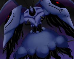 Rule 34 | arkadimon super ultimate, digimon, digimon (creature), monster, no humans, red eyes, solo, tentacles