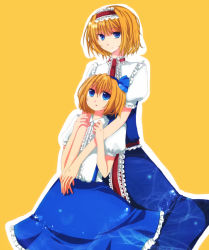 Rule 34 | 2girls, alice margatroid, alice margatroid (pc-98), bad id, bad pixiv id, dual persona, female focus, momoko nitsuite, multiple girls, mystic square, shurin, time paradox, touhou, touhou (pc-98)