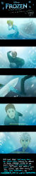 Rule 34 | absurdres, blue eyes, comic, crossover, crying, elsa (frozen), frozen (disney), hans (frozen), highres, jack frost (rise of the guardians), rise of the guardians, snow, staff, sword, tears, weapon, white hair, wind