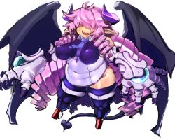 Rule 34 | 1girl, belly, breasts, colorized, fat, gen&#039;en (sioherashi), grin, large breasts, long hair, open mouth, pink hair, smile, solo, standing, tagme, thick thighs, thighs, very long hair