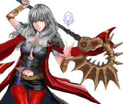 Rule 34 | 1girl, absurdres, alternate color, axe, aymr (fire emblem), black shorts, breasts, brown pantyhose, byleth (female) (fire emblem), byleth (fire emblem), closed mouth, clothing cutout, dagger, fire emblem, fire emblem: three houses, hair between eyes, heroes relic (fire emblem), highres, holding, holding axe, jack (kairuhaido), knife, navel, navel cutout, nintendo, pantyhose, pantyhose under shorts, purple eyes, red pantyhose, sheath, sheathed, shorts, simple background, solo, super smash bros., weapon, white background, white hair