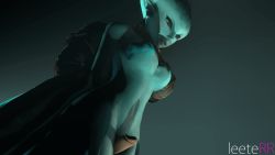 Rule 34 | 3d, animated, animated gif, blue skin, breasts, colored skin, highres, hyrule warriors, leeterr, nintendo, nipples, penis, princess ruto, the legend of zelda, the legend of zelda: ocarina of time, thigh sex, uncensored, zora