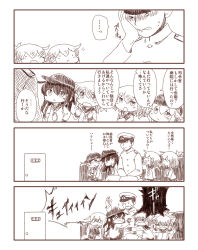 Rule 34 | &gt; &lt;, 10s, 1boy, 4girls, 4koma, :&gt;, :&lt;, admiral (kancolle), akatsuki (kancolle), bad id, bad pixiv id, comic, commentary request, covering own ears, crossed arms, closed eyes, fang, flat cap, folded ponytail, hair ornament, hairclip, hat, hibiki (kancolle), highres, hinata yuu, ikazuchi (kancolle), inazuma (kancolle), kantai collection, long hair, long sleeves, military, military uniform, monochrome, multiple girls, nanodesu (phrase), neckerchief, o o, peaked cap, pleated skirt, ponytail, scared, school uniform, serafuku, short hair, skirt, solid circle eyes, ^^^, sweat, tears, translation request, uniform, wavy mouth, | |
