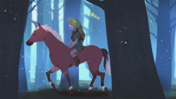 Rule 34 | 1boy, 1girl, animal ears, belt, blonde hair, boots, branch, brown belt, brown footwear, child, epona, forest, from side, full body, grass, green headwear, hat, highres, hooves, horse, horse ears, horse tail, horseback riding, link, long hair, nature, nintendo, outdoors, pointy ears, profile, riding, shield, short hair, short sleeves, sword, tail, the legend of zelda, the legend of zelda: majora&#039;s mask, tree, tunic, weapon, weapon on back, white hair, yamoooon21, young link