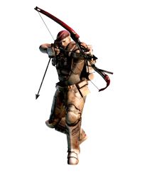 Rule 34 | absurdres, arrow (projectile), boots, bow (weapon), capcom, highres, jack krauser, male focus, resident evil, resident evil 5, weapon