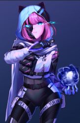 Rule 34 | 1boy, apex legends, black bodysuit, blue eyes, bodysuit, character name, cosplay, frown, glowing, glowing eye, hatsusen, holding, holding knife, indie virtual youtuber, jacket, knife, kunai, looking at viewer, male focus, mars symbol hair ornament, mask, one eye covered, open hand, pink hair, sakurai yurika, scarf, short hair, solo, trap, virtual youtuber, void prowler wraith, weapon, white jacket, white scarf, wraith&#039;s kunai, wraith (apex legends), wraith (apex legends) (cosplay)