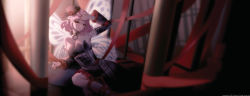 Rule 34 | absurdres, bare shoulders, elf, flower, hat, hat flower, highres, huge filesize, lucid (maplestory), lying, maplestory, mini hat, on side, pasta (sanyan), pink hair, pointy ears, red flower, short hair, solo, top hat