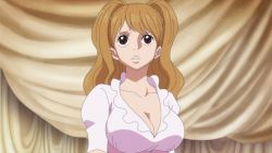 Rule 34 | 1girl, charlotte pudding, one piece, solo, twintails