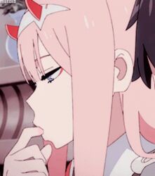 Rule 34 | animated, animated gif, anime screenshot, darling in the franxx, lowres, screencap, solo, tagme, zero two (darling in the franxx)
