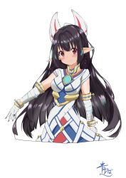 Rule 34 | 1girl, absurdres, animal ears, black hair, blue fox (aoba), blush, closed mouth, fox mask, highres, japanese clothes, kasandra (xenoblade), long hair, looking at viewer, mask, nintendo, pointy ears, red eyes, simple background, smile, solo, white background, xenoblade chronicles (series), xenoblade chronicles 2, xenoblade chronicles (series), xenoblade chronicles 2