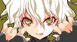Rule 34 | 1boy, :p, androgynous, hunter x hunter, male focus, neferpitou, other focus, solo, tongue, tongue out, trap, white hair