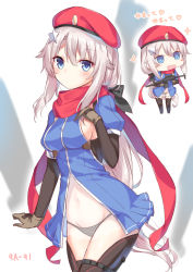 Rule 34 | + +, 1girl, 9a-91, 9a-91 (girls&#039; frontline), beret, black bow, black panties, black sleeves, blue dress, blue eyes, blue skirt, blush, bow, breasts, brown gloves, brown legwear, character name, chibi, closed mouth, commentary request, cowboy shot, detached sleeves, dress, girls&#039; frontline, gloves, gun, hair between eyes, hair ornament, hairclip, hand up, hat, head tilt, heart, highres, holding, holding gun, holding weapon, light brown hair, long bangs, long hair, long sleeves, looking at viewer, medium breasts, name connection, navel, object namesake, panties, puffy short sleeves, puffy sleeves, red eyes, red hat, red scarf, scarf, see-through, short sleeves, sideboob, sidelocks, skirt, star (symbol), star hair ornament, t@ke-g, translation request, underwear, very long hair, weapon