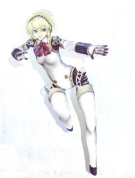 Rule 34 | 1girl, aegis (persona), android, atlus, bad id, bad pixiv id, blonde hair, blue eyes, bow, highres, infinote, joints, persona, persona 3, ribbon, robot joints, simple background, solo