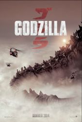Rule 34 | aircraft, artist request, dinosaur, epic, fog, giant, giant monster, godzilla, godzilla (2014), godzilla (series), helicopter, kaijuu, legendary pictures, monster, monsterverse, movie poster, official art, poster (medium), spikes, sun, tail, toho