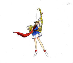 Rule 34 | 1990s (style), akazukin chacha, arrow (projectile), blonde hair, bow, magical princess, standing, tagme