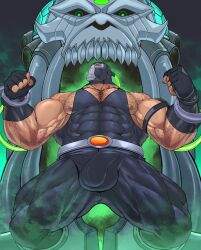 Rule 34 | 2boys, abs, bane, bara, batman (series), belt, biceps, brainiac, bulge, covered face, dc comics, fingerless gloves, formal, gas, gloves, green eyes, hairy, highres, large pectorals, liquid, looking at another, machine, male focus, manly, mask, masked, mature male, multiple boys, muscular, muscular male, nipples, pants, pectorals, robertsilva, spandex, spread legs, suit, thick arms, thick thighs, thighs, tight clothes, tube