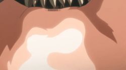 Rule 34 | 00s, 1boy, 1girl, animated, animated gif, close-up, cunnilingus, female pov, hetero, igawa asagi, licking, monster, murakami teruaki, ogre, open mouth, oral, orc, pov, red eyes, sharp teeth, size difference, spread legs, taimanin (series), taimanin asagi, teeth, tongue, tongue out, vaginal