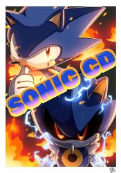 Rule 34 | 1boy, animal nose, black eyes, black sclera, colored sclera, copyright name, electricity, furry, furry male, looking at viewer, male focus, metal sonic, red eyes, robot, sonic (series), sonic cd, sonic the hedgehog, sonic the hedgehog (classic), tondamanuke