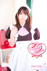 Rule 34 | apron, cosplay, flower peach 2, katou mari, maid, maid apron, photo (medium)