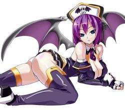 Rule 34 | ass, blush, breasts, character request, cleavage, corruption, demon girl, panties, demon girl, underwear, wings