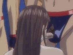 Rule 34 | 00s, 1girl, animated, animated gif, bukkake, cum, cum in mouth, discipline: the record of a crusade, everyone, facial, glasses, kaneda maiko, lowres, multiple boys, oral, penis, tagme, uncensored