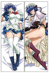 Rule 34 | 00s, 1girl, :d, :o, alternate costume, apron, arms behind back, ass, bed, bed sheet, blouse, blue hair, blunt bangs, boots, bow, bowtie, breasts, buckle, bursting breasts, cleavage, corset, cross, cross-laced clothes, cross necklace, dakimakura (medium), dress, eyepatch, finger to mouth, frilled apron, frills, from above, from side, full body, gloves, gothic lolita, green eyes, hairband, head tilt, ikkitousen, indoors, jewelry, kneehighs, lace, large breasts, lolita fashion, lolita hairband, long skirt, looking back, lowres, lying, maid, maid apron, maid headdress, mole, mole under mouth, multiple views, naughty face, necklace, official art, on back, on bed, on side, open mouth, panties, pantyshot, petticoat, puffy short sleeves, puffy sleeves, purple socks, ribbon, rin-sin, ryomou shimei, shirt, short dress, short hair, short sleeves, skirt, smile, socks, strap, taut clothes, thighhighs, thong, tongue, underwear, upskirt, white panties, white socks, zettai ryouiki