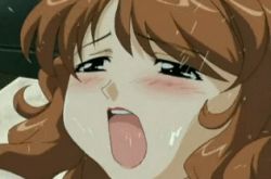 Rule 34 | 00s, ane to boin, animated, animated gif, blush, breasts, brown hair, hanamaru momoko, huge breasts, lactation, large breasts, lowres, nipples, open mouth, screencap