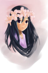 Rule 34 | 1girl, bad id, bad pixiv id, cherry blossoms, flower, highres, kaz (pixiv61454), long hair, original, solo, yuuzuki (natsulain)