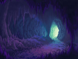 Rule 34 | aoha (twintail), cave, dark, nature, no humans, scenery, stalactite, stalagmite, subterranean animism, touhou, underground