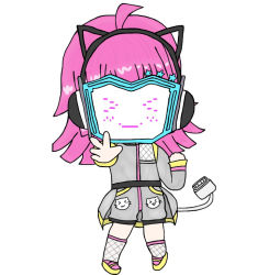 Rule 34 | &gt; &lt;, 1girl, animal ear headphones, animal ears, animal print, artist name, artist request, bare legs, blunt bangs, blush, breasts, cable, cable tail, cat ear headphones, cat print, chibi, clenched hand, double horizontal stripe, fake animal ears, female focus, flat chest, full body, grey jacket, grey pants, grey shirt, grey shorts, head-mounted display, headphones, high collar, high heels, jacket, leg warmers, long sleeves, looking at viewer, love live!, love live! nijigasaki high school idol club, love live! school idol festival, mask, mechanical tail, mini wings, pants, parted lips, pink footwear, pink hair, screen, shirt, shoes, short hair, short shorts, shorts, small breasts, smile, solo, standing, tail, tennoji rina, tsunagaru connect, tsunagaru connect (love live!), white background, white wings, wide sleeves, wings