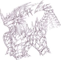 Rule 34 | digimon, digimon (creature), dragon, examon, examon x-antibody, simple background, solo, white background, wings