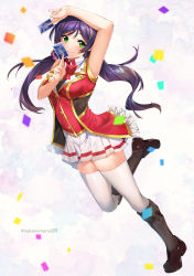 Rule 34 | absurdres, highres, love live!, nakano maru, tagme, thighhighs, tojo nozomi, white thighhighs