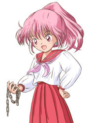 Rule 34 | 1990s (style), akazukin chacha, marin (marine-sky-earth), pink hair, retro artstyle, standing, tagme, uniform