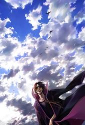 Rule 34 | 1boy, cloud, cloudy sky, day, happy, jewelry, lily (artist), male focus, naruto, naruto (series), necklace, outdoors, skis, sky, solo, uchiha itachi
