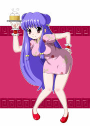 Rule 34 | blush, breasts, china dress, chinese clothes, cleavage, dress, hip focus, ranma 1/2, shampoo (ranma 1/2), smile, wide hips