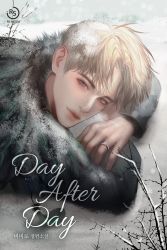 Rule 34 | 1boy, black feathers, black jacket, blonde hair, closed mouth, crying, crying with eyes open, day, english text, feathers, grey eyes, highres, insya pic, jacket, jewelry, looking at viewer, lying, male focus, on stomach, original, outdoors, ring, short hair, snow, snow on body, snow on head, snowing, solo, streaming tears, tears, upper body