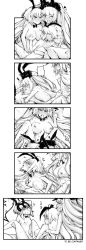 Rule 34 | 3girls, absurdres, animal ears, anne bonny (fate), blush, grabbing another&#039;s breast, breast sucking, breasts, comic, cunnilingus, fake animal ears, fate/grand order, fate (series), fff threesome, grabbing, greyscale, group sex, heart, highres, jeanne d&#039;arc (fate), jeanne d&#039;arc alter (avenger) (fate), jeanne d&#039;arc alter (fate), kiss, large breasts, mary read (fate), monochrome, multiple girls, nude, one eye closed, oral, rabbit ears, scar, silent comic, sleeping, small breasts, sparkle, sweat, tearing up, threesome, to be continued, yuri, yuriwhale, zzz