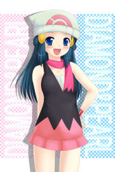 Rule 34 | beanie, blue hair, creatures (company), dawn (pokemon), game freak, hat, nintendo, pokemon, scarf, skirt, tagme