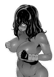 Rule 34 | 1girl, ?, boku no hero academia, breasts, covering breasts, covering privates, sashizume soutarou, tagme, tokage setsuna