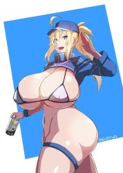 Rule 34 | 1girl, blonde hair, breasts, dais729sof, fate/grand order, fate (series), huge breasts, mysterious heroine x (fate), mysterious heroine xx (fate), solo