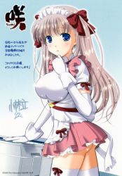 Rule 34 | 00s, blue eyes, haramura nodoka, kobayashi ritz, pink hair, saki (manga), solo, twintails
