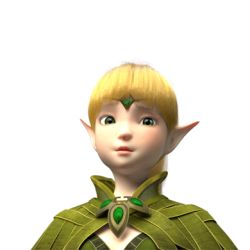 Rule 34 | 3d, animated, animated gif, armpits, blonde hair, dragon nest, elf, face, green eyes, liya (dragon nest), lowres, pointy ears, ponytail, simple background, solo, v
