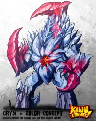 Rule 34 | colossal kaiju combat, crystalline xenoform, cryx, giant, giant monster, kaijuu, matt frank, monster, sunstone games