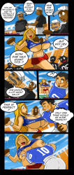 Rule 34 | blonde hair, breasts, chelsea charms, soccer, gigantic breasts, highres, huge breasts, ronzo, shonuff44, tagme