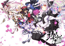 Rule 34 | :d, add (elsword), ahoge, aisha landar, ara haan, ara han, bare shoulders, black gloves, black legwear, blonde hair, blue eyes, blue hair, boots, bouquet, bridal garter, brown hair, character request, chung seiker, ciel (elsword), commentary request, corset, cover, cover page, cross-laced clothes, dark skin, dress, edan (elsword), elesis (elsword), elsword, elsword (character), epaulettes, eve (elsword), expressionless, fairy wings, flower, forehead jewel, full body, gloves, green eyes, hair between eyes, hair ornament, hair ribbon, hat, headgear, holding, holding sword, holding weapon, lance, light purple hair, long hair, long sleeves, looking at viewer, luciela r. sourcream, military, military uniform, multiple boys, multiple girls, necktie, open mouth, pants, peaked cap, petals, pika (kai9464), pink eyes, pink hair, pointy ears, polearm, profile, puffy long sleeves, puffy sleeves, raven cronwell, red hair, rena erindel, ribbon, rose petals, shoes, short hair, skirt, smile, spear, sword, thighhighs, twintails, uniform, wavy hair, weapon, white hair, wings, yellow eyes, zettai ryouiki