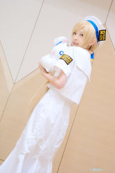 Rule 34 | ageha, alicia florence, aria (manga), aria company uniform, aria pokoteng, blonde hair, braid, cat, cosplay, photo (medium)