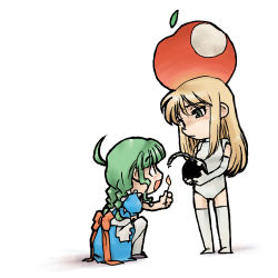 Rule 34 | apple, apple inc., bitten apple, bomb, explosive, food, food as clothes, food bite, fruit, lowres, mac os, me-tan, os-tan, osx, personification, simple background, thighhighs