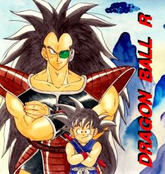 Rule 34 | brother, dragon ball, dragonball z, male focus, muscular, raditz, siblings, son goku, aged down